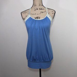 LULULEMON NO LIMITS Racerback Tank Bra layer Athletic Womens size 4
